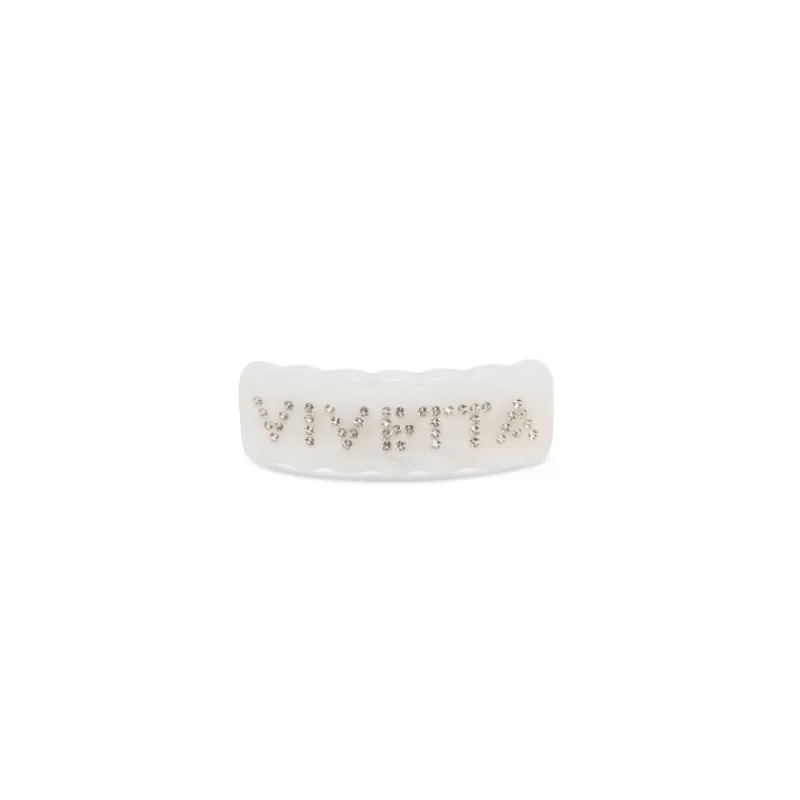 Fermaglio Logo Strass-Vivetta Cheap