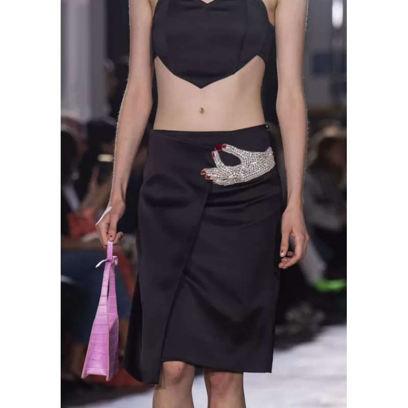 Hand Jewel Midi Skirt-Vivetta Cheap