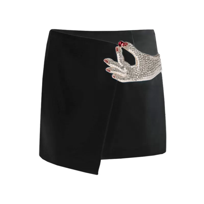 Hand Jewel Mini Skirt-Vivetta Cheap