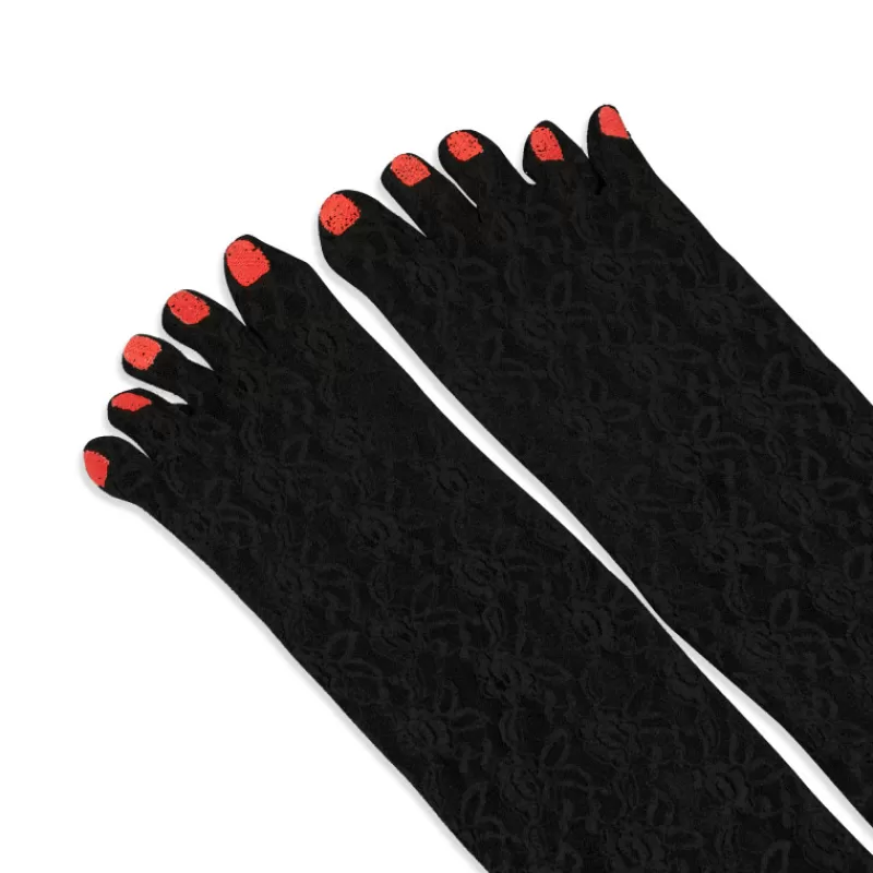 Lace Tight With Embroidered Nails-Vivetta New