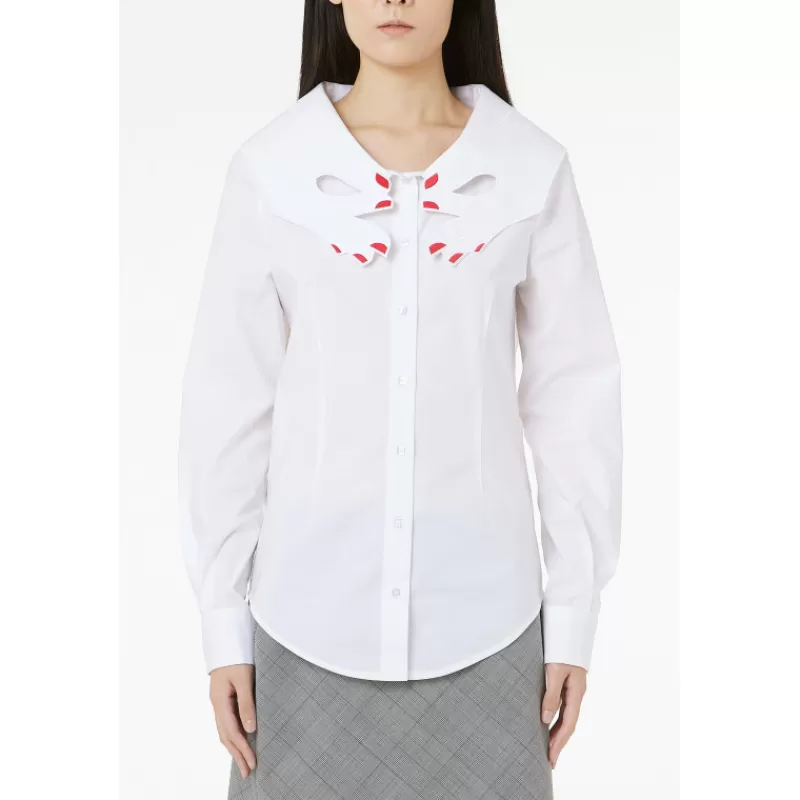 Maxi Hand-Collar Shirt-Vivetta Best
