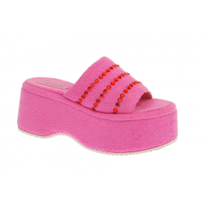 Platform Slider With Crystals-Vivetta Sale
