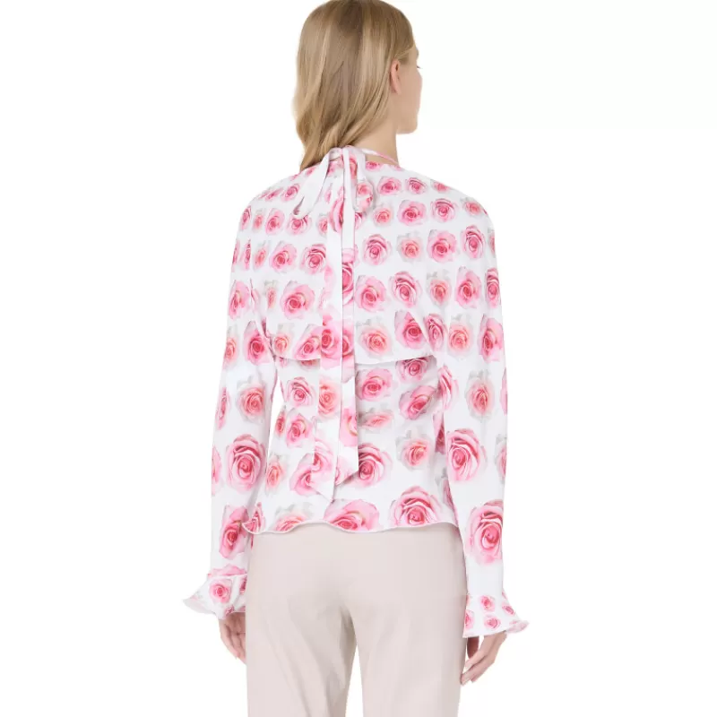 Rose Print Blouse-Vivetta Cheap